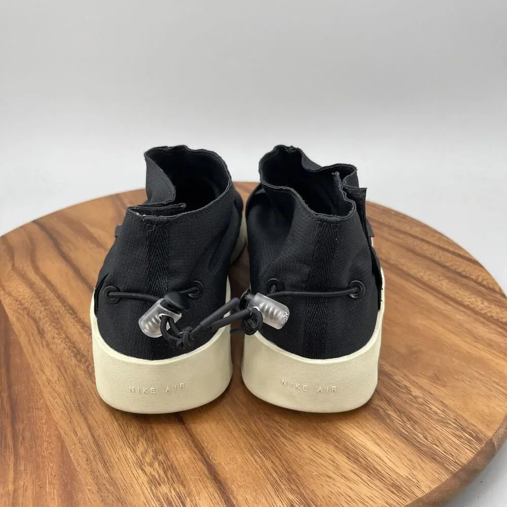 Nike Air Fear of God Moccasin Moc Shoes Mens Size 11.5 Black Athletic Sneakers